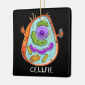 細胞生物学細胞生物学先生 セラミックオーナメント (左)