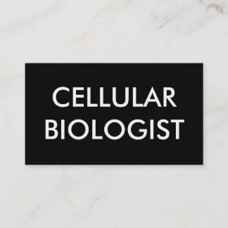 細胞生物学者 名刺