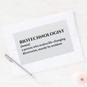 細胞生物学者 - 面白い定義 長方形シール (封筒)