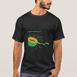 細胞解剖学 細菌 植物細胞 Tシャツ