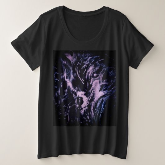 細胞質 プラスサイズTシャツ (デザイン正面)