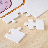 細胞遺伝子シグナル伝達経路の図 ジグソーパズル (側面)