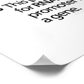 細胞遺伝子転写因子図ポスター ポスター (角)