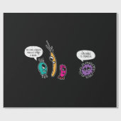 細菌おもしろいPun生物学科学生物学者 ラッピングペーパー (フラット)