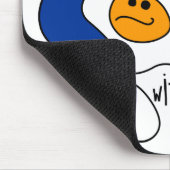 細菌が付いている演劇 マウスパッド (コーナー)