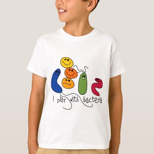 細菌が付いている演劇 Tシャツ (正面)