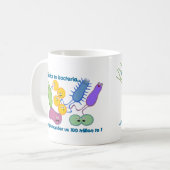 細菌にニースがあって下さい コーヒーマグカップ (正面左)