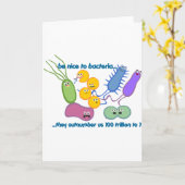 細菌に優しい カード (黄色い花)