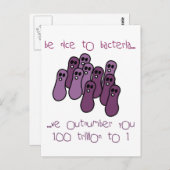 細菌に優しい ポストカード (正面/裏面)