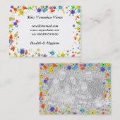 細菌のボーダー、 名刺 (正面/裏面)