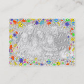 細菌のボーダー、 名刺 (裏面)