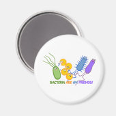 細菌の友人 マグネット (正面/裏面)