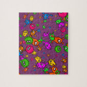 細菌の壁紙 ジグソーパズル (縦)