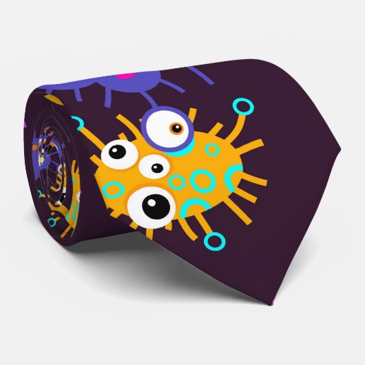 細菌の壁紙 ネクタイ (ロール)