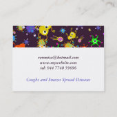 細菌の壁紙 名刺 (裏面)