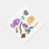 細菌の種類 スタンダードランチョンナプキン (角)