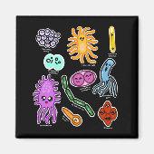 細菌の種類 マグネット (正面)