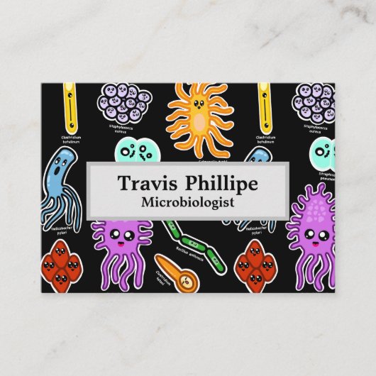 細菌の種類 名刺 (正面)
