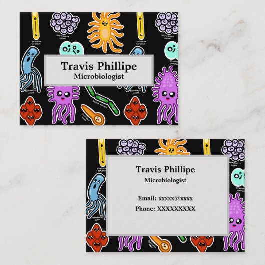 細菌の種類 名刺 (正面/裏面)