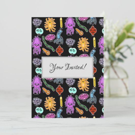 細菌の種類 招待状 (スタンド正面)