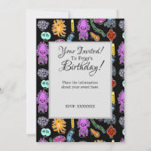 細菌の種類 招待状 (裏面)