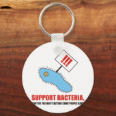 細菌を支持する キーホルダー (正面)