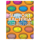 細菌を支持する クリップボード (裏面)