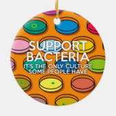 細菌を支持する セラミックオーナメント (裏面)