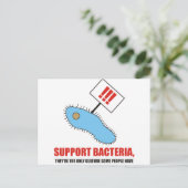 細菌を支持する ポストカード (スタンド正面)