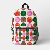 細菌培養プレート プリントバックパック (正面)