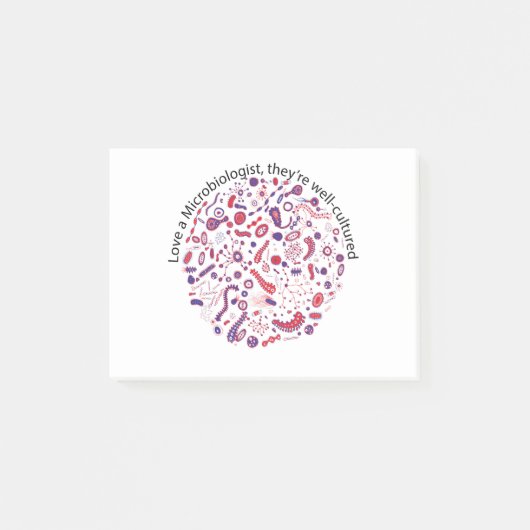 細菌学者を愛して下さい ポストイット (正面)