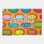 細菌科学おもしろい引用文 キッチンタオル (横)