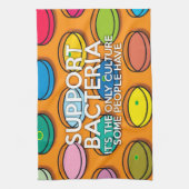 細菌科学おもしろい引用文 キッチンタオル (縦)