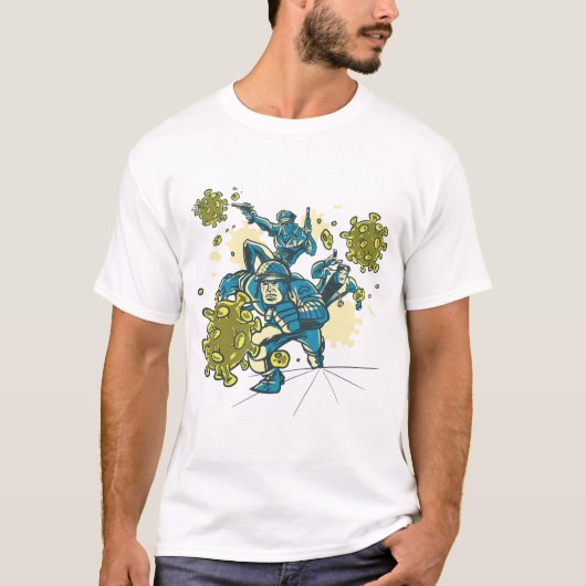 細菌警察 Tシャツ (正面)