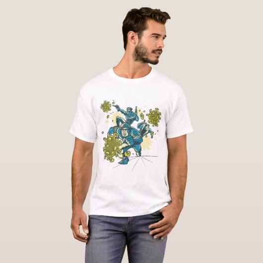 細菌警察 Tシャツ (正面フル)