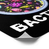 細菌遊微生物化学 ポスター (角)