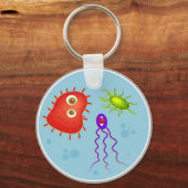 細菌 キーホルダー (正面)