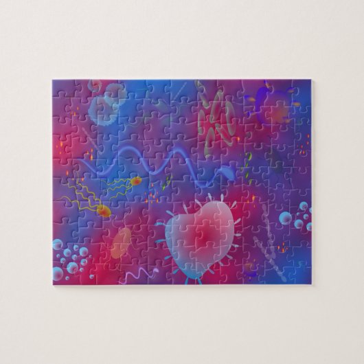 細菌 ジグソーパズル (横)