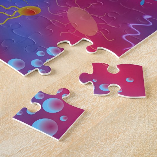 細菌 ジグソーパズル (側面)