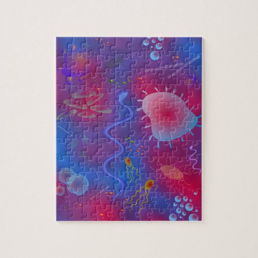 細菌 ジグソーパズル (縦)