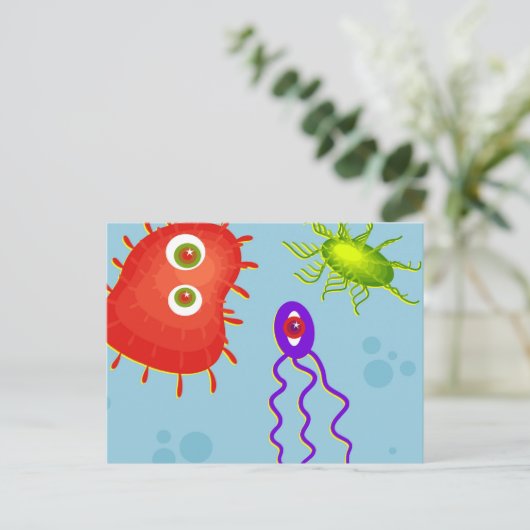 細菌 ポストカード (スタンド正面)