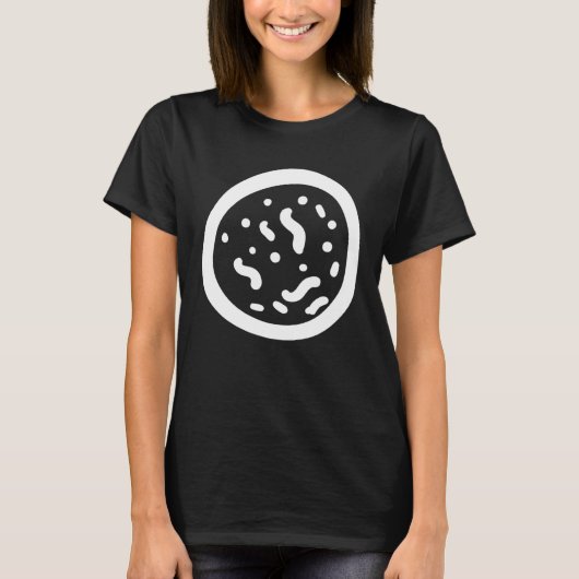 細菌 微生物学 科学 小さい 微生物 Tシャツ (正面)