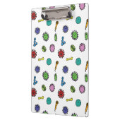 細菌、細菌およびウイルスパターン クリップボード (左)