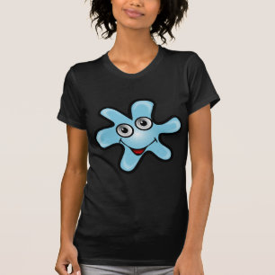 細菌–156870細菌ウイルスハッピースマイルblue.pn tシャツ