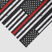 細赤線旗消防士の退職消防士 薄葉紙 (詳細)