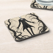 細身の男セピア伝説の神話 コースター (左側)