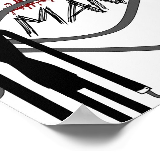 細身の男 ポスター (角)