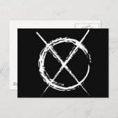 細身の男 ポストカード (正面/裏面)