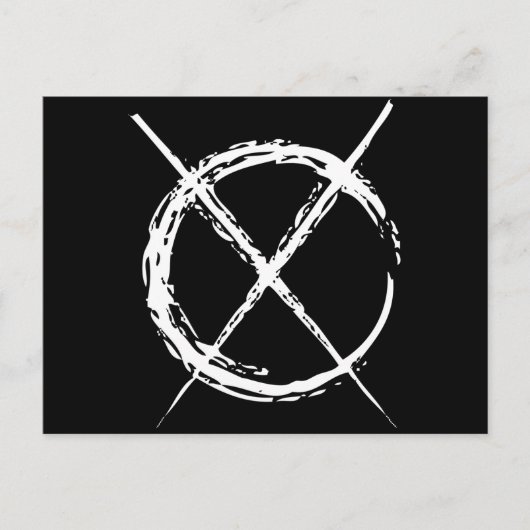 細身の男 ポストカード (正面)