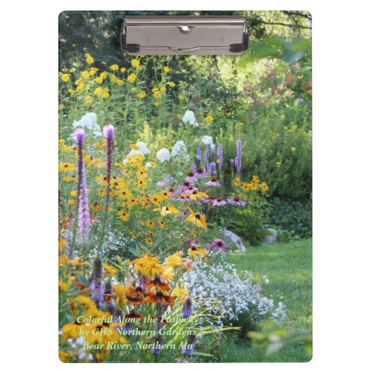細道に沿うカラフル! 3つの庭の大会 クリップボード (正面)